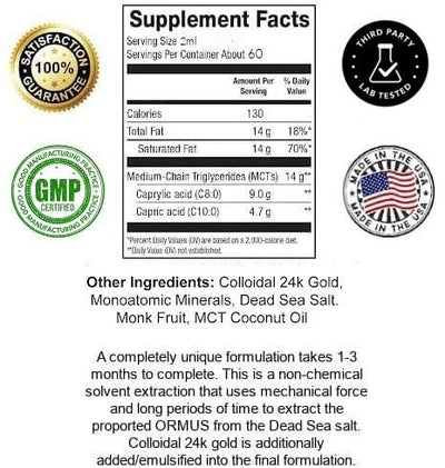 Lunira® Ormus Gold Oil