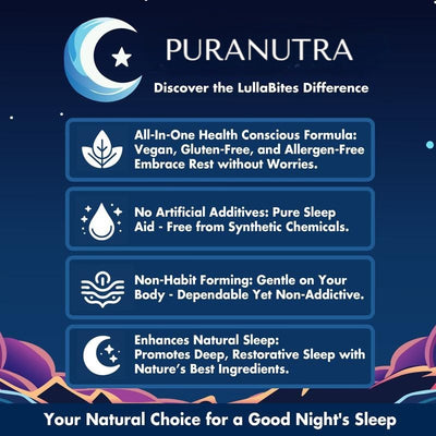 LullaBites®  Natural Sleep Gummies