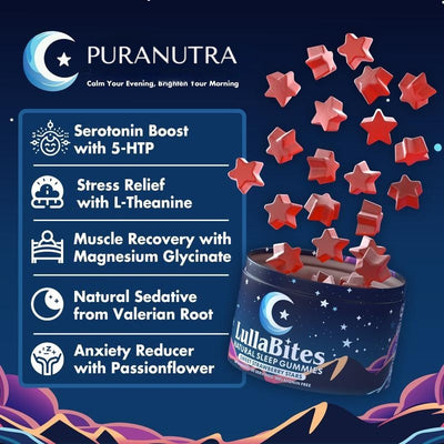 LullaBites®  Natural Sleep Gummies