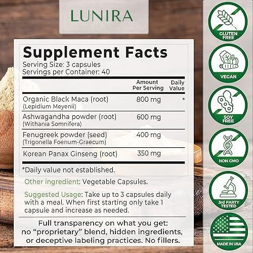 4-in-1 Organic Black Maca Root