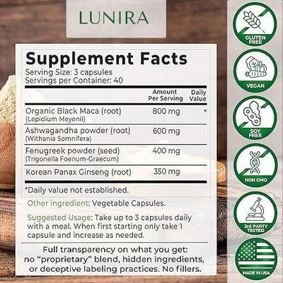 4-in-1 Organic Black Maca Root