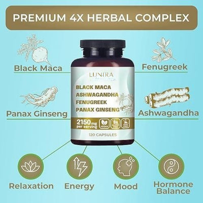 4-in-1 Organic Black Maca Root