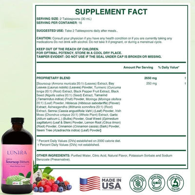 Lunira® Soursop Bitters